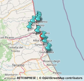 Mappa Via Firenze, 64011 Alba Adriatica TE, Italia (10.36333)