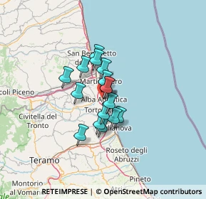 Mappa Via Firenze, 64011 Alba Adriatica TE, Italia (8.41938)