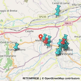 Mappa Via Nuova, 63085 Maltignano AP, Italia (2.3365)