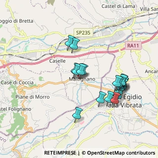 Mappa Via Nuova, 63085 Maltignano AP, Italia (1.8525)
