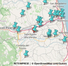 Mappa Via Fonte Monsignore, 64010 Ancarano TE, Italia (9.5775)