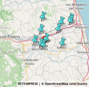 Mappa Via Fonte Monsignore, 64010 Ancarano TE, Italia (5.79273)