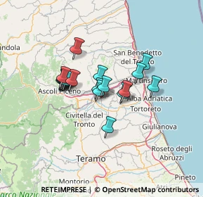 Mappa Via Fonte Monsignore, 64010 Ancarano TE, Italia (10.3125)