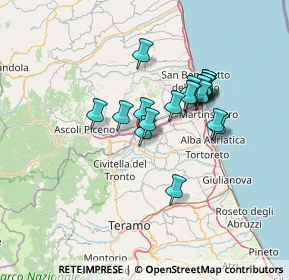 Mappa Via Fonte Monsignore, 64010 Ancarano TE, Italia (11.297)