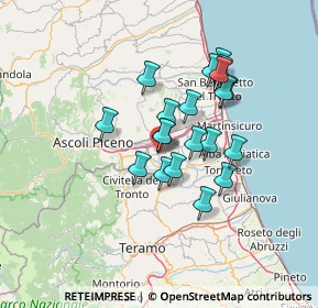 Mappa Via Fonte Monsignore, 64010 Ancarano TE, Italia (11.086)