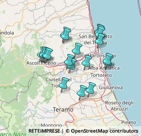 Mappa Via Fonte Monsignore, 64010 Ancarano TE, Italia (12.4145)