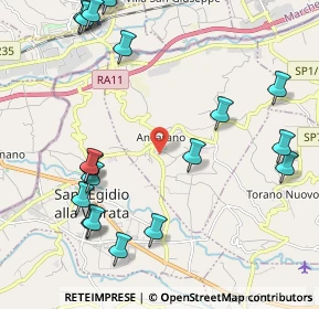 Mappa Via Fonte Monsignore, 64010 Ancarano TE, Italia (2.8405)