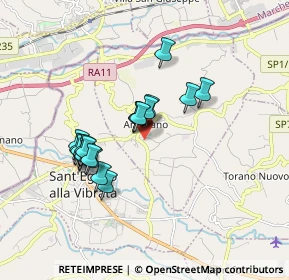 Mappa Via Fonte Monsignore, 64010 Ancarano TE, Italia (1.5565)