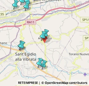 Mappa Via Fonte Monsignore, 64010 Ancarano TE, Italia (3.08533)