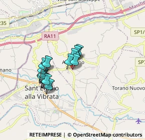 Mappa Via Fonte Monsignore, 64010 Ancarano TE, Italia (1.4375)