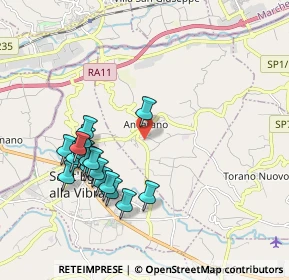 Mappa Via Fonte Monsignore, 64010 Ancarano TE, Italia (2.01353)
