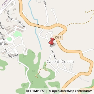Mappa Via Ivrea, 13, 63040 Folignano, Ascoli Piceno (Marche)