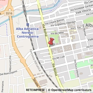 Mappa Via Roma,  69, 64011 Alba Adriatica, Teramo (Abruzzo)