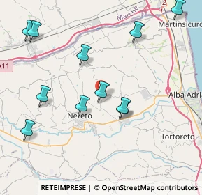 Mappa Via Badia, 64013 Corropoli TE, Italia (4.63545)