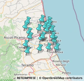 Mappa Via Badia, 64013 Corropoli TE, Italia (10.085)