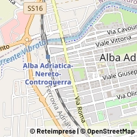 Map Alba Adriatica