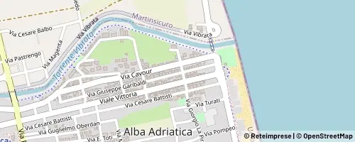 Mappa Alba Adriatica