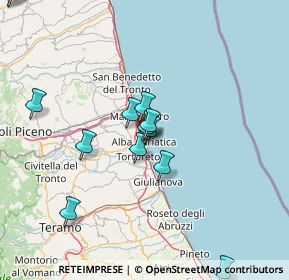 Mappa Via Giuseppe Garibaldi, 64011 Alba Adriatica TE, Italia (16.60769)