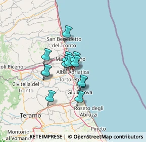 Mappa Via Giuseppe Garibaldi, 64011 Alba Adriatica TE, Italia (9.31231)