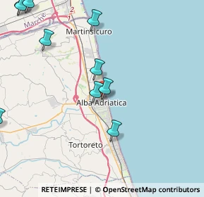 Mappa Via Giuseppe Garibaldi, 64011 Alba Adriatica TE, Italia (6.26231)