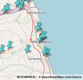 Mappa Via Giuseppe Garibaldi, 64011 Alba Adriatica TE, Italia (5.6215)