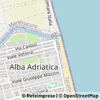 Mapa Alba Adriatica