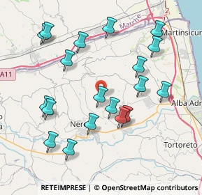 Mappa Via Colle, 64013 Corropoli TE, Italia (4.25263)