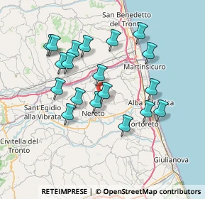 Mappa Via Colle, 64013 Corropoli TE, Italia (7.06579)