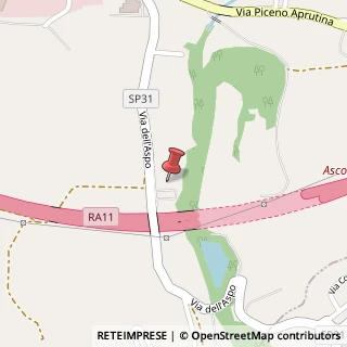 Mappa Strada Provinciale 31 dell'Aspo, 63100 Ascoli Piceno AP, Italia, 63100 Ascoli Piceno, Ascoli Piceno (Marche)