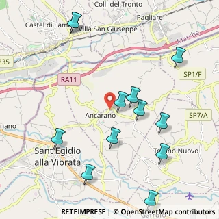 Mappa Via Po, 64010 Ancarano TE, Italia (2.50417)
