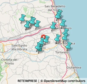 Mappa Via L. Ruggeri, 64013 Corropoli TE, Italia (6.73389)