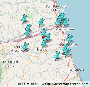 Mappa Via L. Ruggeri, 64013 Corropoli TE, Italia (6.95412)