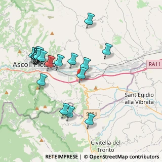 Mappa Via Brescia, 63084 Folignano AP, Italia (4.385)