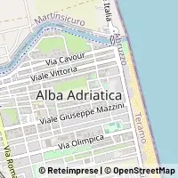 Mapa Alba Adriatica
