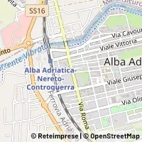 Map Alba Adriatica