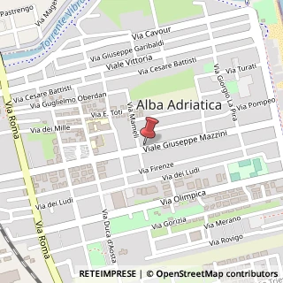 Mappa Via Giuseppe Mazzini, 49, 64011 Alba Adriatica, Teramo (Abruzzo)