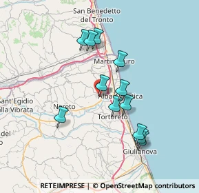 Mappa Via G. Flaiano, 64013 Corropoli TE, Italia (6.67333)