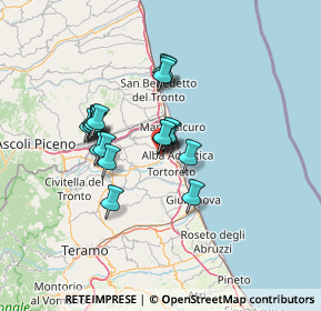 Mappa Via G. Flaiano, 64013 Corropoli TE, Italia (10.77)