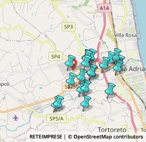 Mappa Via G. Flaiano, 64013 Corropoli TE, Italia (1.53)