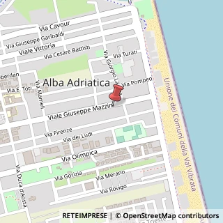 Mappa Via Giuseppe Mazzini, 138, 64011 Alba Adriatica, Teramo (Abruzzo)