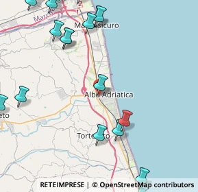 Mappa Via Risorgimento, 64011 Alba Adriatica TE, Italia (6.3945)