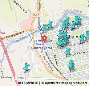 Mappa Via Risorgimento, 64011 Alba Adriatica TE, Italia (0.5835)