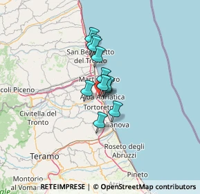 Mappa Via Risorgimento, 64011 Alba Adriatica TE, Italia (7.58727)