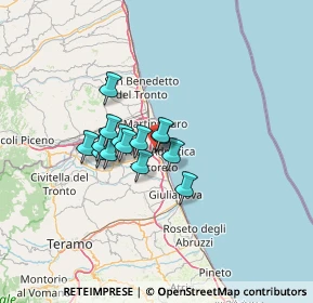 Mappa Via Risorgimento, 64011 Alba Adriatica TE, Italia (8.89429)