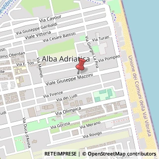Mappa Via Giuseppe Mazzini, 93, 64011 Alba Adriatica, Teramo (Abruzzo)