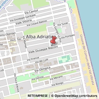 Mappa Via Giuseppe Mazzini, 103, 64011 Alba Adriatica, Teramo (Abruzzo)