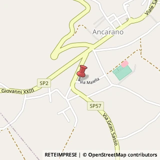 Mappa Via Maiella, 4, 64010 Ancarano, Teramo (Abruzzo)