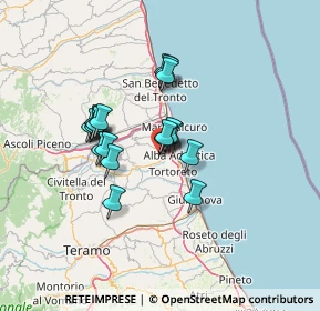 Mappa Via Niccolò Copernico, 64013 Corropoli TE, Italia (10.57)