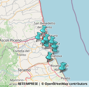 Mappa Via Niccolò Copernico, 64013 Corropoli TE, Italia (9.77833)