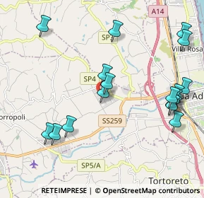 Mappa Via Niccolò Copernico, 64013 Corropoli TE, Italia (2.46)